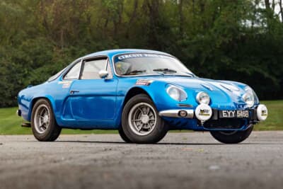 14万5600ドル（邦貨換算約約2300万円）で落札されたアルピーヌ「A110」（C）Courtesy of RM Sotheby's