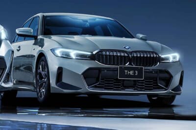 BMW3シリーズEdition Shadow：BMWの象徴であるキドニーグリルのクローム部分をブラックペイントしたエディションシャドー