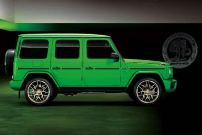 Mercedes-AMG G 63 Edition Performance(ISG):メルセデスAMG GT RのテーマカラーのMANUFAKTUR グリーンヘルマグノ仕様は60台の限定