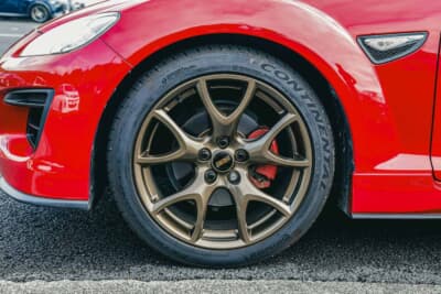 マツダ RX-8：スピリットR用の純正BBSホイールに変更