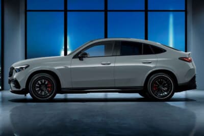 メルセデスAMG GLC43 4MATIC Edition Night Carbon：特別限定車専用カラーのMANUFAKTUR アルペングレーを採用。従来にないGLC43カラーは所有欲を高める