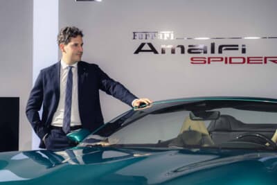 フェラーリ アマルフィ スパイダー：フェラーリ プロダクトマーケティングマネージャーのマッティア・メッジョリン氏