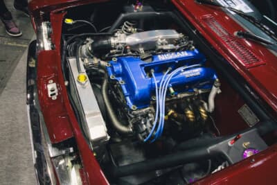 エンジンは1期生が製作したサニーに搭載されていたSR20DEを使用している