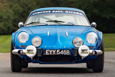14万5600ドル（邦貨換算約約2300万円）で落札されたアルピーヌ「A110」（C）Courtesy of RM Sotheby's