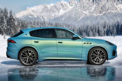 マセラティ・グレカーレ・クリスタッロ：彫刻のように描かれたフォルムは、アイコニックなデザイン要素と大胆な現代性を美しく融合