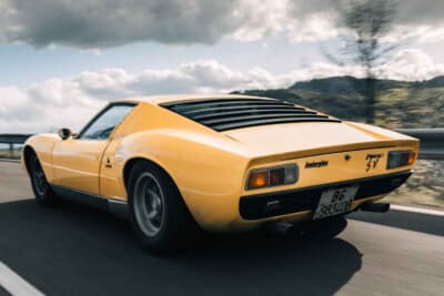 ランボルギーニ ミウラ SV：視認性を高めるため、テールランプもより視認性に優れたものへ変更された