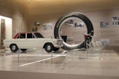 石橋正二郎氏は、プリンス自動車工業の株主として、同社の発展と名車「スカイライン」の命名にも携わった