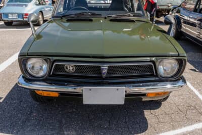 トヨタ TE27 スプリンタートレノ：古さんが手に入れた1973年式は、TE27型のモデルヒストリーのちょうど中間にあたる。この年からグリルの形状が変更となり、いわゆる最終型へと移行したモデルだ