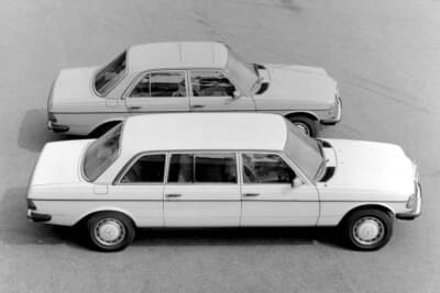 フォーマルな場や送迎用としても高いニーズを誇った、ロングホイールベースのリムジン仕様