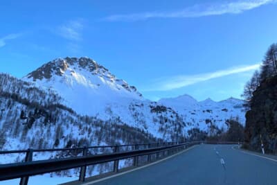 もう少し早い時間に到着していれば、愛車のカブリオレの屋根開けて走りたかったなぁ