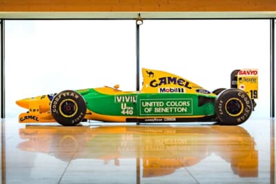 オークション終了後に508万2000ユーロ（邦貨換算9億2500万円）で販売されたベネトン「192B」