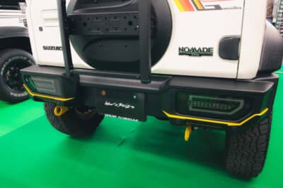 グーニーズワンのGROW to BEECLE。バンパーなどのオリジナルラプター塗装や、そこへ合わせたオレンジ系差し色とのバランスが絶妙