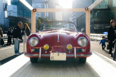 1958年式の356A カブリオレは新車当時からのナンバープレートを装着していた