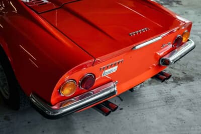 オークション終了に売却された「ディーノ 246GT」（C）Courtesy of Broad Arrow