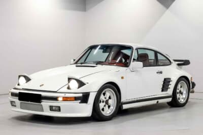 17万5000〜20万ユーロ（約3220万〜3680万円）で現在も販売中のポルシェ「911ターボ フラットノーズ」（C）Bonhams
