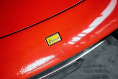 オークション終了に売却された「ディーノ 246GT」（C）Courtesy of Broad Arrow