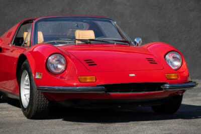 79万7000ドル（邦貨換算約1億2750万円）で落札されたフェラーリ「ディーノ246GTS」（C）Courtesy of RM Sotheby's