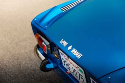 14万5600ドル（邦貨換算約約2300万円）で落札されたアルピーヌ「A110」（C）Courtesy of RM Sotheby's