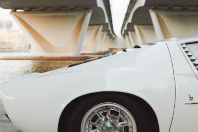 215万ドル（邦貨換算約3億3755万円）で落札されたランボルギーニ「ミウラP400」（C）Courtesy of Broad Arrow