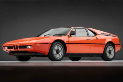 45万〜50万ユーロ（邦貨換算約8190万円〜約9100万円）で現在も販売中のBMW「M1」（C）Bonhams