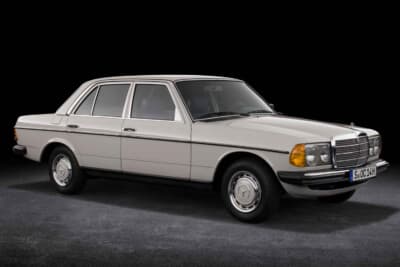 前後衝撃吸収構造と頑丈なセーフティセルを持つボディ。ロングホイールベースとワイドトレッドが特徴的なサイドビュー