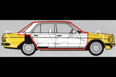 燃料タンクは後方からの衝突を考慮し、クラッシャブルゾーンから外れたトランク隔壁とリアシート間の安全な場所に設置