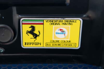 33万5000ドル（邦貨換算約5259万5000円）で落札されたフェラーリ「348セリエ・スペチアーレ」（C）Courtesy of RM Sotheby's