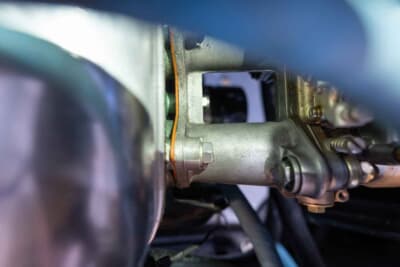 14万5600ドル（邦貨換算約約2300万円）で落札されたアルピーヌ「A110」（C）Courtesy of RM Sotheby's