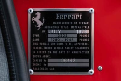 79万7000ドル（邦貨換算約1億2750万円）で落札されたフェラーリ「ディーノ246GTS」（C）Courtesy of RM Sotheby's