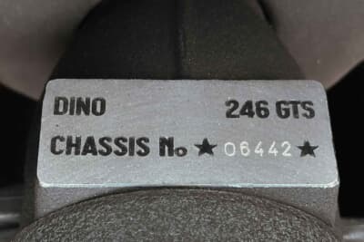 79万7000ドル（邦貨換算約1億2750万円）で落札されたフェラーリ「ディーノ246GTS」（C）Courtesy of RM Sotheby's