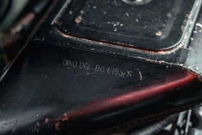 オークション終了に売却された「ディーノ 246GT」（C）Courtesy of Broad Arrow