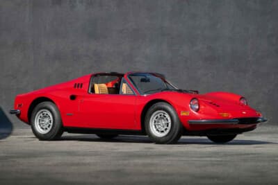 79万7000ドル（邦貨換算約1億2750万円）で落札されたフェラーリ「ディーノ246GTS」（C）Courtesy of RM Sotheby's