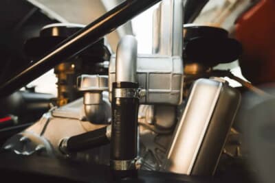 215万ドル（邦貨換算約3億3755万円）で落札されたランボルギーニ「ミウラP400」（C）Courtesy of Broad Arrow