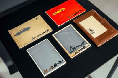 オークション終了に売却された「ディーノ 246GT」（C）Courtesy of Broad Arrow