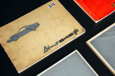 オークション終了に売却された「ディーノ 246GT」（C）Courtesy of Broad Arrow