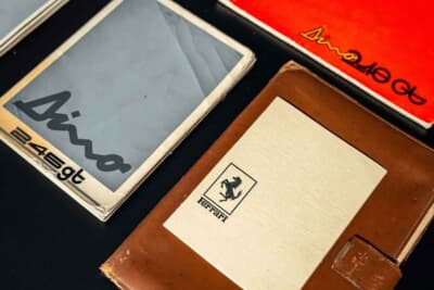 オークション終了に売却された「ディーノ 246GT」（C）Courtesy of Broad Arrow