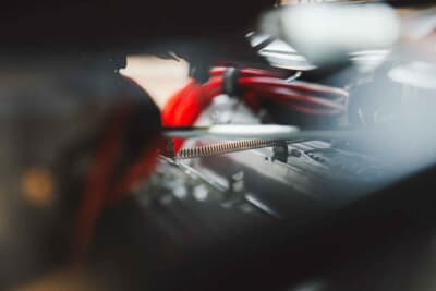 215万ドル（邦貨換算約3億3755万円）で落札されたランボルギーニ「ミウラP400」（C）Courtesy of Broad Arrow