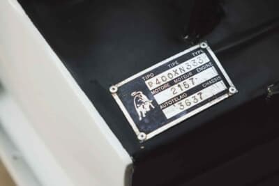 215万ドル（邦貨換算約3億3755万円）で落札されたランボルギーニ「ミウラP400」（C）Courtesy of Broad Arrow