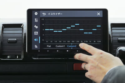 カロッツェリアAVIC-RF722DCは13バンドEQやタイムアライメントなどのDSP機能を搭載