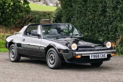 6750ポンド（邦貨換算約142万4250円）で落札された「ベルトーネ X1/9」（C）Iconicauctioneers