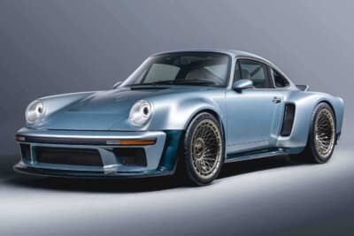 （落札価格非公開）でシールド競売にかけられた「ポルシェ 911 リイマジンド by シンガー DLSターボ」（C）Courtesy of RM Sotheby's