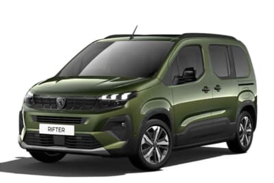 プジョー リフター：シルカ・グリーンと称されるボディカラーを纏った左前方のクォータービューだ