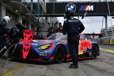 メルセデスAMG GT3:こちらもF1と同じNo.3を掲げた、マックス・フェルスタッペン選手の参戦車両
