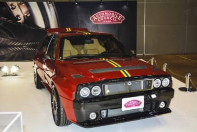 アモス社が手がけた「フトゥリスタ」。デルタの面影を残しつつ、3ドア化やカーボンボディを採用した究極のレストモッドだ