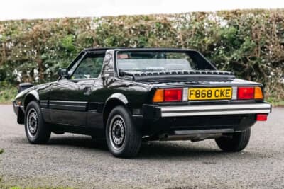 6750ポンド（邦貨換算約142万4250円）で落札された「ベルトーネ X1/9」（C）Iconicauctioneers