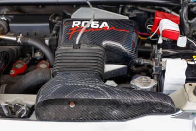 スズキ HA36アルトワークス：特に効果が大きいと体感しているインタークーラーのダクト。走行風を効率よく取り入れることでポテンシャルを引き出す