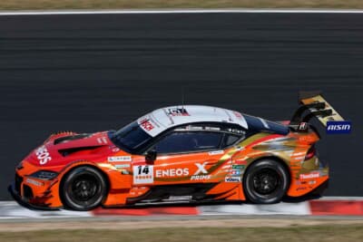 14号車 ENEOS GR Supra：岡山と相性が良く予選では3番手を獲得した