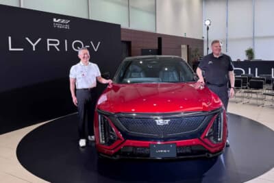 今年からF1初参戦となるキャデラックによる「リリックV」の日本初公開イベント。リリックVシリーズが日本でも受注開始です