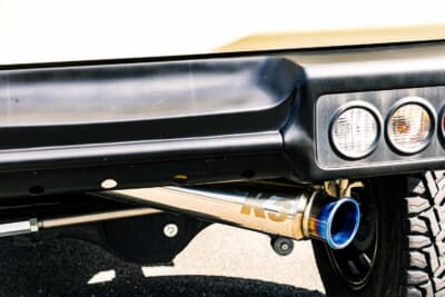 スズキ ジムニー：マフラーもK3コンプリートの一環として装着されている