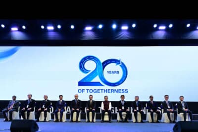 スズキ 二輪事業：現地法人の20周年式典だ。同国での長い歴史と実績を物語っている